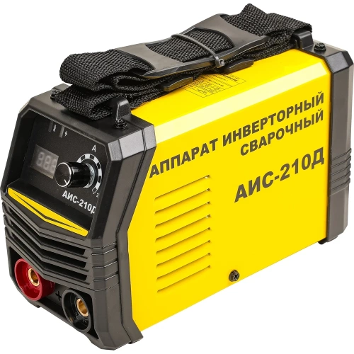 Инвертор сварочный СПЕЦ АИС-210Д, дисплей, 230 В, А20-210, электр. 1,6-4 мм (акс.в компл.) + краги 4188/И-8079-И фото 5