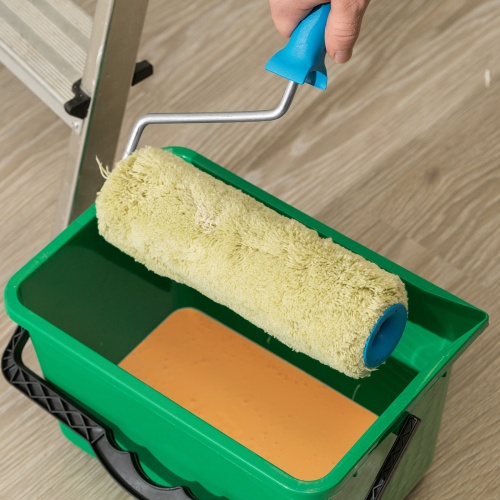 Валик для Фасадных работ синтетический, 250 мм, ворс 18 мм, D 48 мм, D ручки 8 мм, полиакрил Matrix фото 7