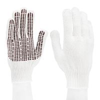 Перчатки трикотажные, ПВХ гель "Протектор", оверлок Сибртех