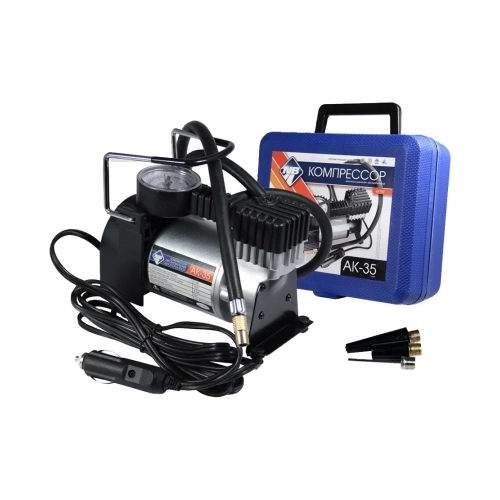 Компрессор Nova Bright АК-35 35 л/мин., 140 PSI, 12 В, металлический корпус, пластиковый кейс 47159 Компрессор Nova Bright АК-35 35 л/мин., 140 PSI, 12 В, металлический корпус, пластиковый кейс 47159