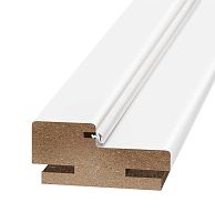 Брус дверной телескопический коробочный Olovi Эмалит белый с уплотнителем без фурнитуры без притвора 2050х70х28 мм