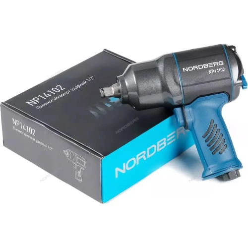 Ударный пневмогайковерт NORDBERG 1/2", 1300Нм, флажковый переключатель усилия NP14102 фото 3