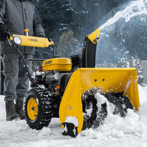 Бензиновая снегоуборочная машина SB 560 LP, 212 cc, электростартер, фара Denzel фото 30