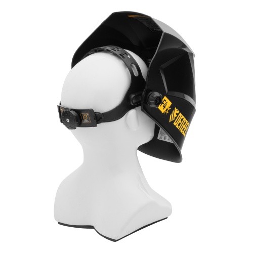 Щиток защитный лицевой (маска сварщика) F4, см. окно 90х35, DIN4/9-13// Denzel фото 4