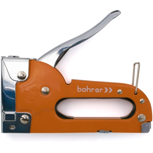 Мебельный степлер Bohrer 4-8 мм, усиленный, тип скобы 53, металлический 44130853 фото 3 Мебельный степлер Bohrer 4-8 мм, усиленный, тип скобы 53, металлический 44130853 фото 3