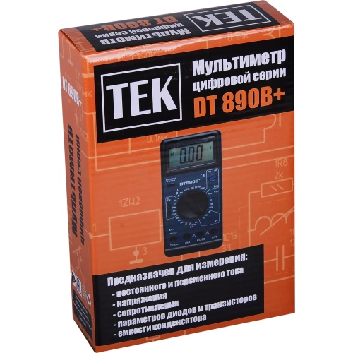 Мультиметр Ресанта TEK DT 890 B+ 61/10/224 фото 11 Мультиметр Ресанта TEK DT 890 B+ 61/10/224 фото 11