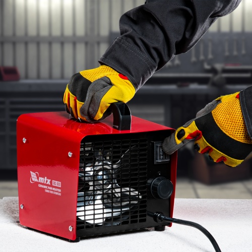 Тепловая пушка керамическая SHCL-3000, квадратная, 230 В, 480 м3/ч, 1/3 кВт// MTX фото 13