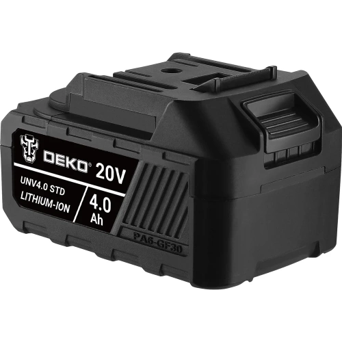 Аккумулятор DEKO UNV4.0 STD, Li-ion, 20В, 4.0А_ч 063-4494 фото 4 Аккумулятор DEKO UNV4.0 STD, Li-ion, 20В, 4.0А_ч 063-4494 фото 4