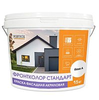 Краска фасадная акриловая Perfekta Фронтколор Стандарт база A 15 кг