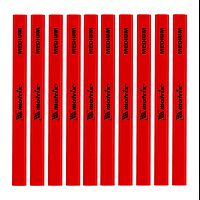 Набор карандашей малярных прямоугольных с точилкой в тубе, 175 мм, 10 шт Matrix