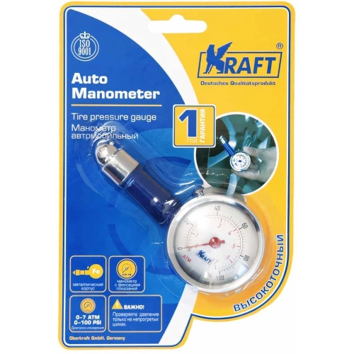 Аналоговый манометр KRAFT KT 830002 фото 5