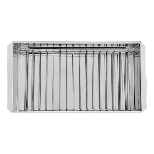 Коптильня двухъярусная 500 x 270 x 175 мм, нержавеющая сталь, 0.8 мм, с поддоном, на ножках, Camping Palisad фото 7