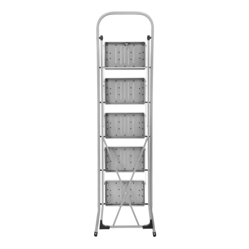 Стремянка стальная, 5 широких ступеней 20х30 см с полимерным покрытием Сибртех фото 5