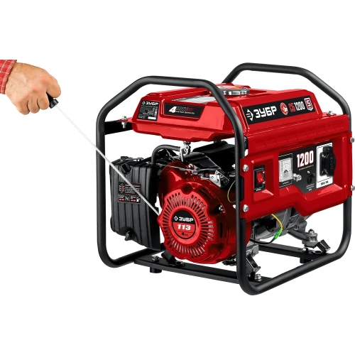 Бензиновый генератор ЗУБР 1200 Вт СБ-1200 фото 10