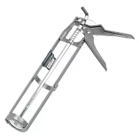 Пистолет для герметика BARTEX 225 мм, скелет усил, шток 8 мм, фиксатор 150025 302069