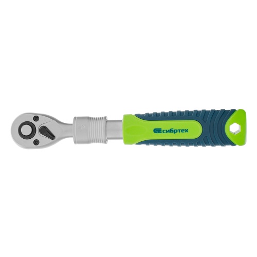 Ключ-трещотка телескопический 1/4", 170-230 мм, 72 зуба, с быстрым сбросом Сибртех фото 4