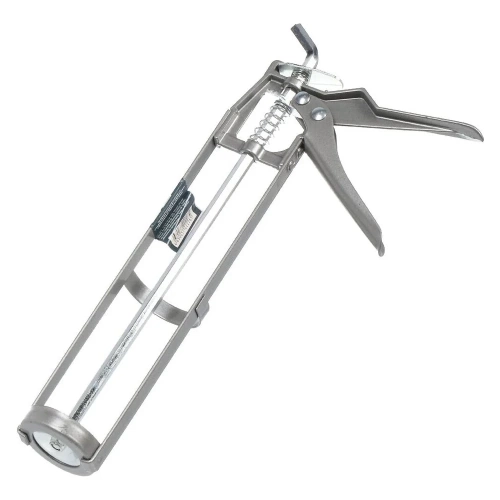 Пистолет для герметика BARTEX 225 мм, скелет усил, шток 8 мм, фиксатор 150025 302069