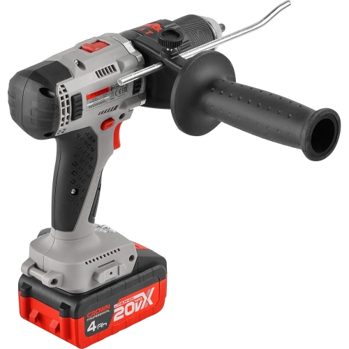 Аккумуляторный ударный шуруповерт Crown bl CT21093HMX-4 BMC фото 3 Аккумуляторный ударный шуруповерт Crown bl CT21093HMX-4 BMC фото 3