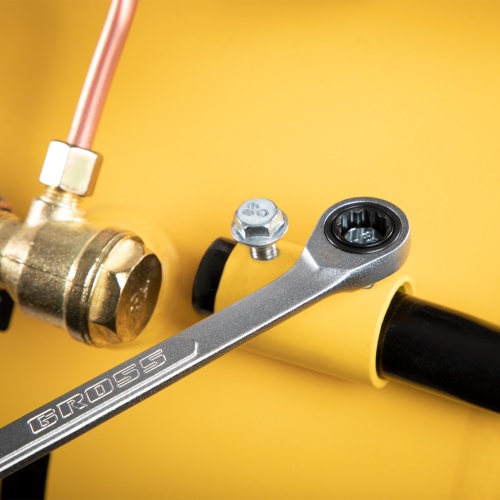 Ключ комбинированный трещоточный, 14 мм, количество зубьев 100 Gross фото 6