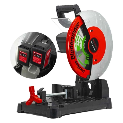 Отрезной станок по металлу EUROBOOR с зарядкой и диском EDC.355/36V фото 9