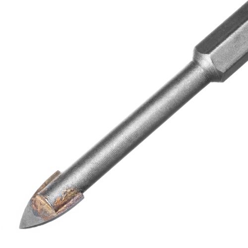 Сверло по керамической плитке и стеклу, 6 мм, шестигранный хвостовик Matrix фото 3