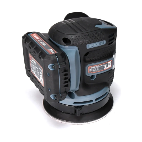 Шлифовальная эксцентриковая аккумуляторная машина SENIX X2 20V, 125мм, 1 акб, 1 зу PSX2-M1-EU фото 7