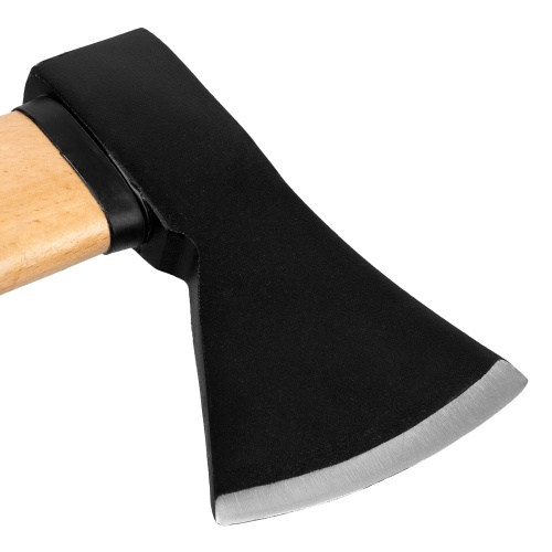 Топор, 600 г, кованый, буковое топорище Denzel фото 4