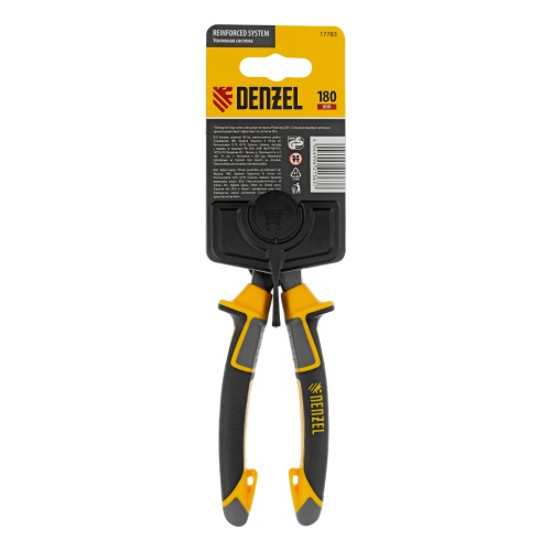 Бокорезы усиленные 180 мм, трехкомпонентные рукоятки Denzel фото 7 Бокорезы усиленные 180 мм, трехкомпонентные рукоятки Denzel фото 7