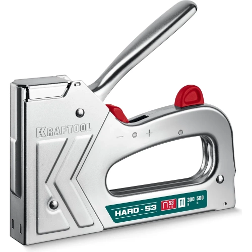 Стальной степлер тип 53 (6-16мм)/300/500 KRAFTOOL Hard-53 3180