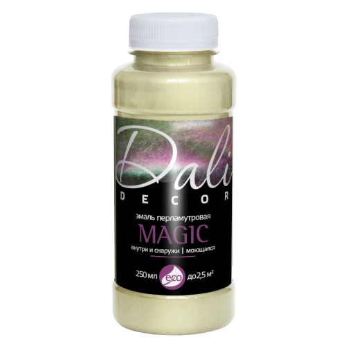 Эмаль акриловая перламутровая Dali Decor Magic жемчуг 0,25 л