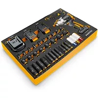 Набор с аккумуляторным гайковертом RUNTEC ударными головками и аксессуарами 1/2, 8-32 мм, CrMo в ложементе EVA, 39 пр. RT-IWIS1E39F