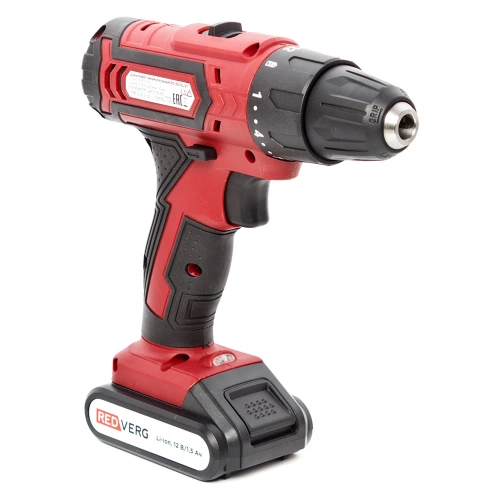 Аккумуляторная дрель-шуруповерт REDVERG RD-SD12L/2Y 6632398 фото 7 Аккумуляторная дрель-шуруповерт REDVERG RD-SD12L/2Y 6632398 фото 7