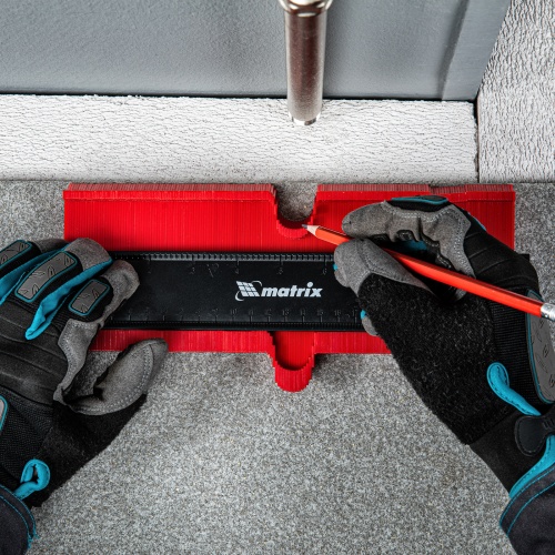 Шаблон для копирования профиля 25 см, пластиковый Matrix фото 14