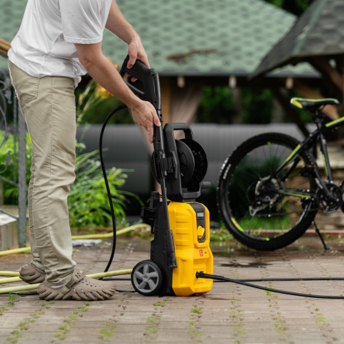 Моечная машина высокого давления R-170D, 1800 Вт, 170 бар, 380 л/ч, с барабаном// Denzel фото 27