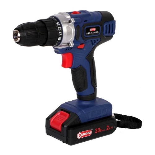 Аккумуляторный шуроповерт ДИОЛД ДЭА-21 ЛИ-01М (кейс, 2 АКБ), 10300160 фото 3 Аккумуляторный шуроповерт ДИОЛД ДЭА-21 ЛИ-01М (кейс, 2 АКБ), 10300160 фото 3