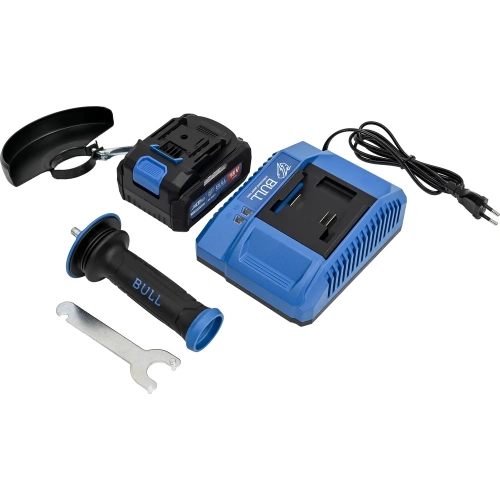 Аккумуляторная углошлифмашина BULL CSG 1812 R Xcase, XLTpro, бесщеточная, 125 мм, рег. об., 8000 об/мин, 1x4 Ач 1333859 фото 8