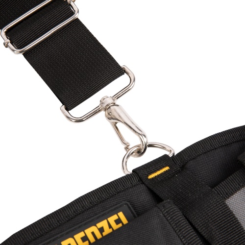 Пояс монтажника усиленный, с лямками, сумки поясные, держатель для молотка Denzel фото 6