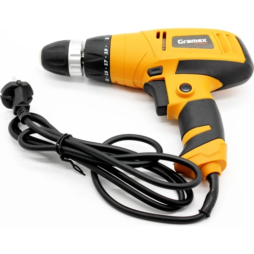 Дрель электрическая шуруповерт Gramex HED-450 (450Вт, пат-10мм, 17Hm, 2 скор) (1/10) 41891 фото 6