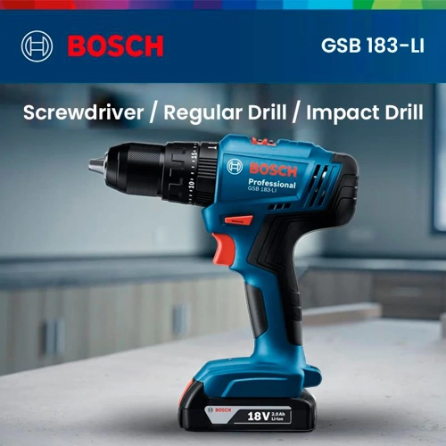 Аккумуляторный ударный шуруповерт Bosch GSB 183-LI 06019K9180 фото 6 Аккумуляторный ударный шуруповерт Bosch GSB 183-LI 06019K9180 фото 6
