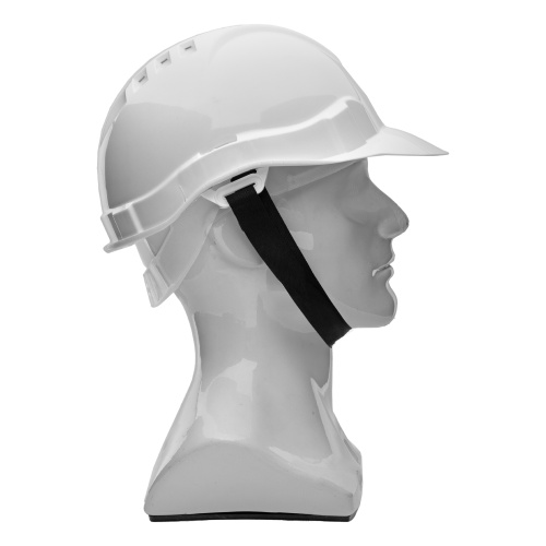 Каска защитная из ударопрочной пластмассы, белая Сибртех фото 4