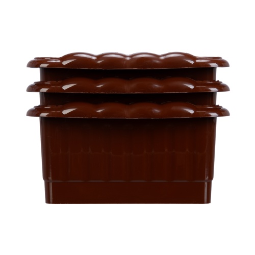 Поддон для рассады 470х166х82 мм, пластиковый, 3 шт, под 12 горшочков 250 мл. Palisad фото 3