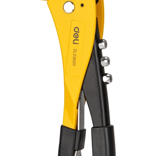 Ручной заклепочник DELI DL236911 265мм, сталь Cr-Mo + алюминиевый сплав, диаметр 2,4 / 3,2 / 4,0 / 4,8 мм 134881 фото 8