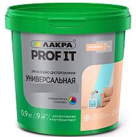 Эмаль универсальная Лакра Prof it ВД База С матовая 0,9 кг