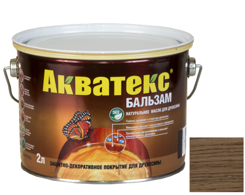 Бальзам масло для древесины Акватекс Дуб 2 л