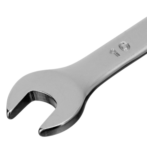Ключ комбинированный, 10 мм, CrV, матовый хром Stels фото 3
