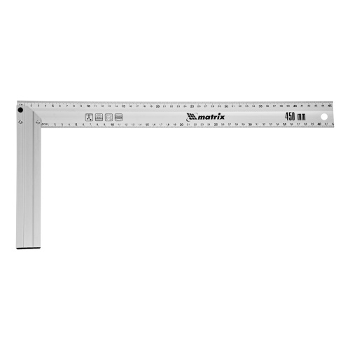 Угольник, 450 мм, алюминиевый, литой Matrix фото 3