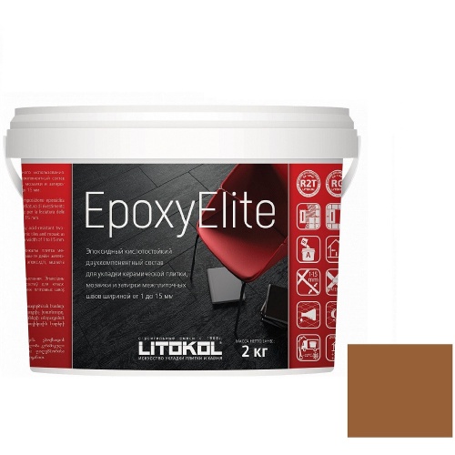 Затирка для плитки Litokol EpoxyElite E.11 Лесной орех 2 кг Затирка для плитки Litokol EpoxyElite E.11 Лесной орех 2 кг