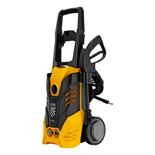 Моечная машина высокого давления R-135, 1800 Вт, 135 бар, 6 л/мин, колесная Denzel фото 2