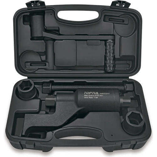 Ручной механический гайковерт TOPTUL 1 дюйма 4700 Нм, 1:64, с головками 32 и 33 мм, GAAI0502