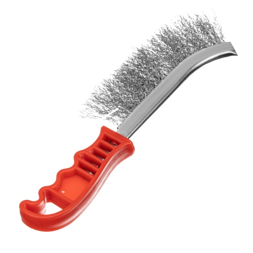 Щетка металлическая фосфатированная, пластиковая ручка Matrix фото 3